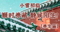 【節(jié)氣養(yǎng)生】小雪初臨：順時(shí)養(yǎng)藏，靜候陽(yáng)生！